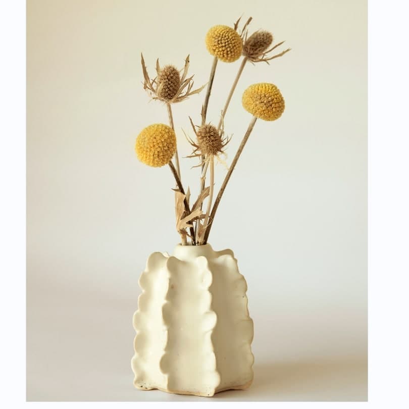 Ruffled Vase